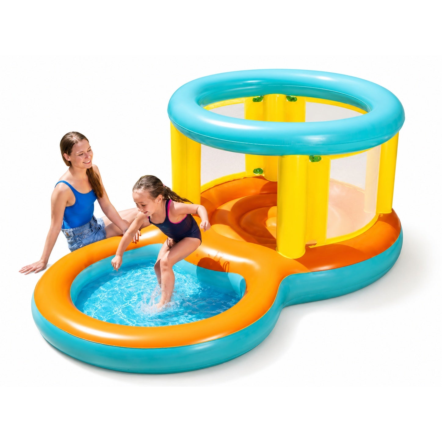 Kids Jumping Castle with Pool Area 239 x 142 x 102cm
