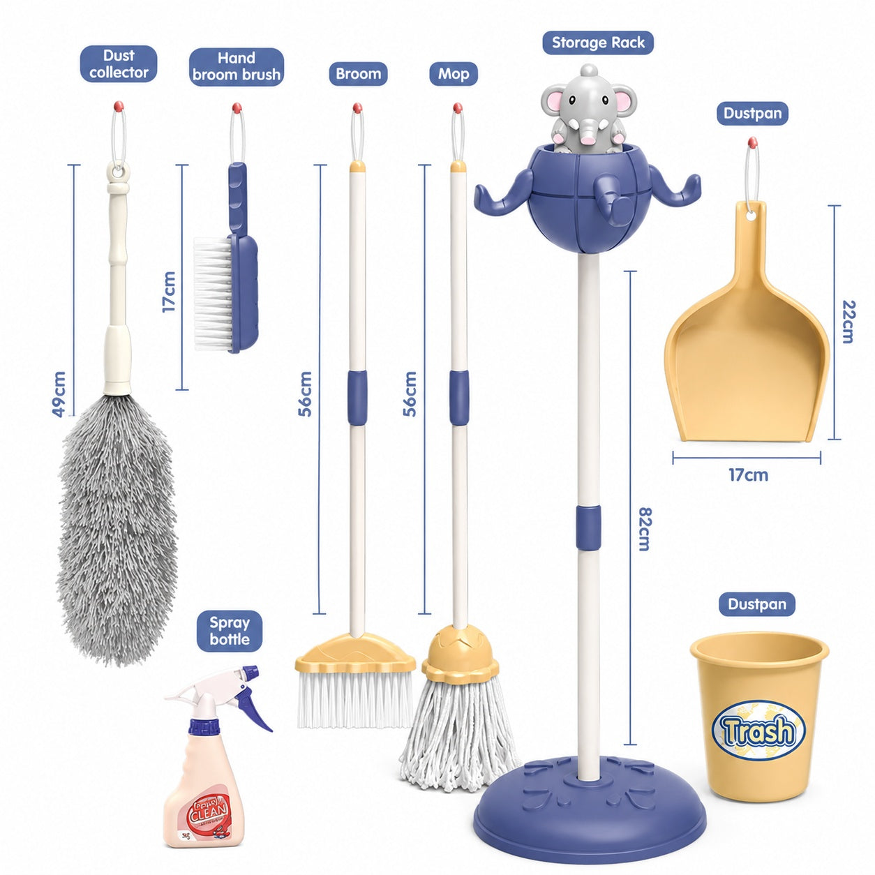 Kids Cleaning Set Pretend Play Toy