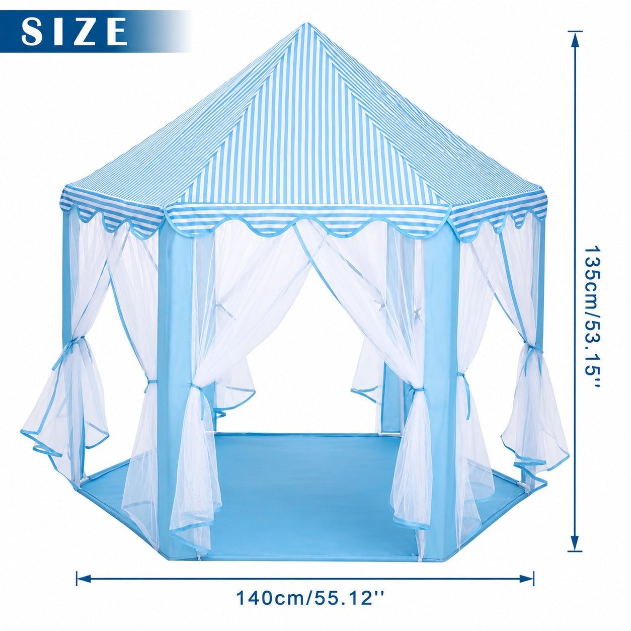 Castle Playhouse Indoor Outdoor Kids Tent House