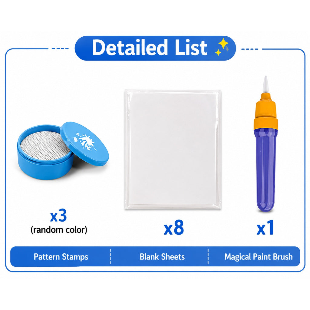 Magic Painting Kit with Light-Up Brush & Color Wonder Paper