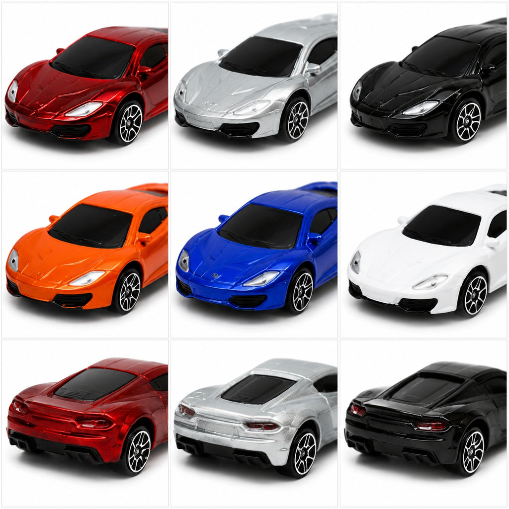 Die-Cast Sports Car 6PCS Set | Mini Metal Racing Cars Collection for Kids