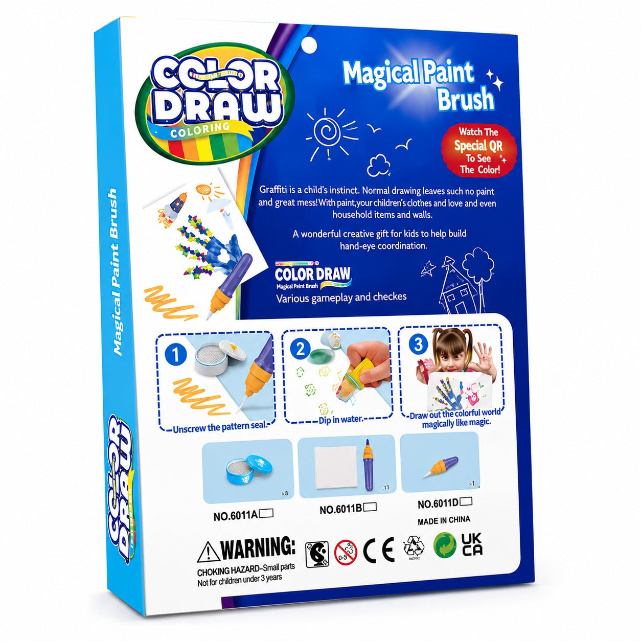 Magic Painting Kit with Light-Up Brush & Color Wonder Paper