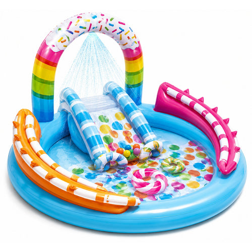 Bestway Splash & Play Inflatable Kiddie Pool with Sprinkler