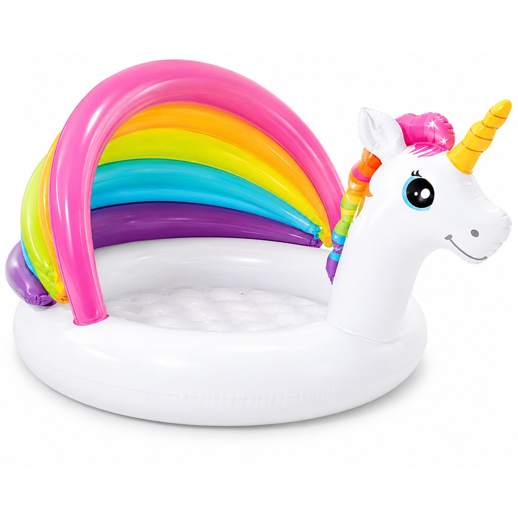 INTEX Unicorn Baby Pool with Sun Shade
