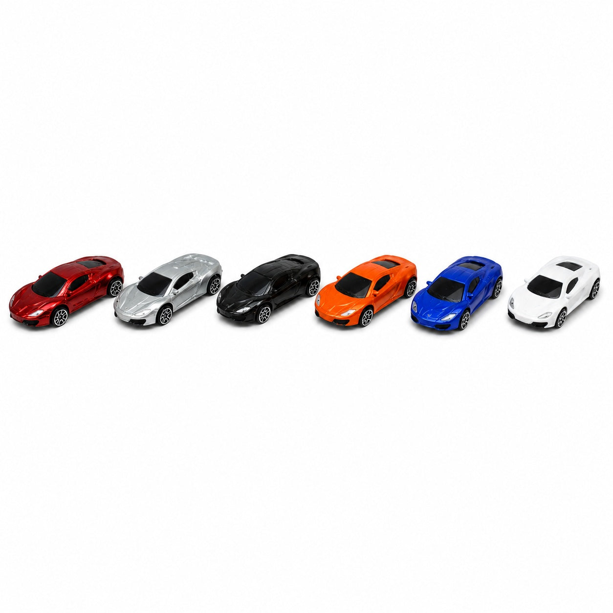 Die-Cast Sports Car 6PCS Set | Mini Metal Racing Cars Collection for Kids