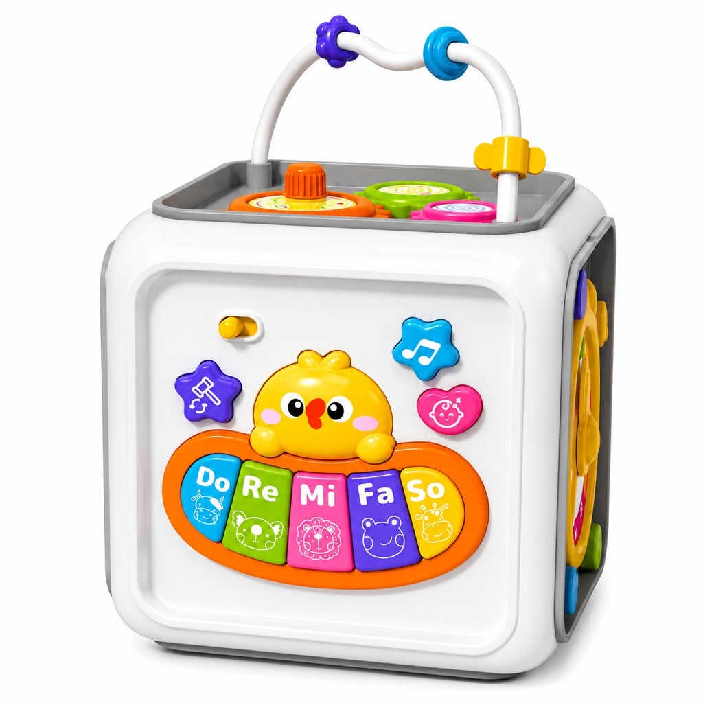 Baby Musical Activity Cube Toy | Sensory Educational Development Play