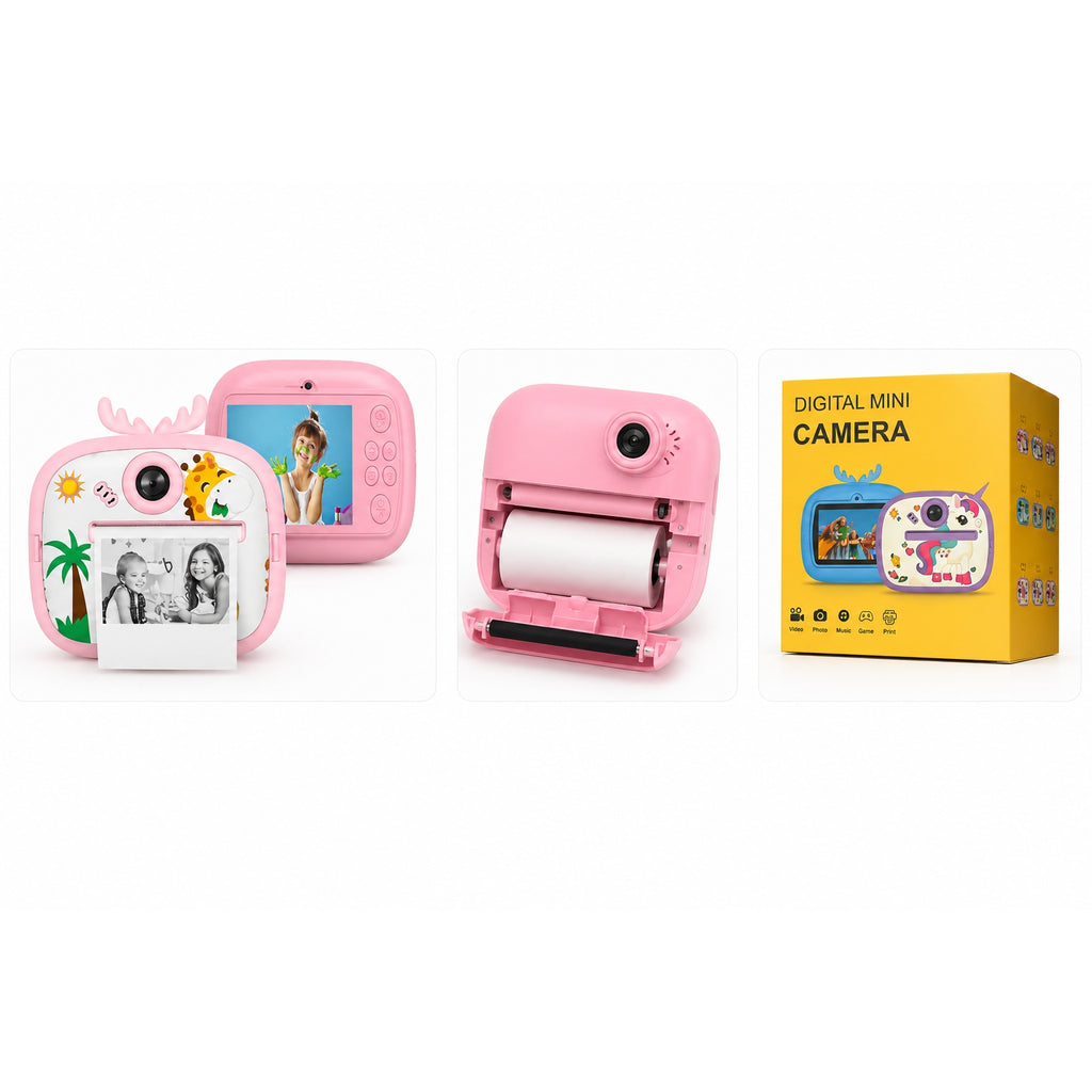 Kids Instant Print Camera 4-in-1