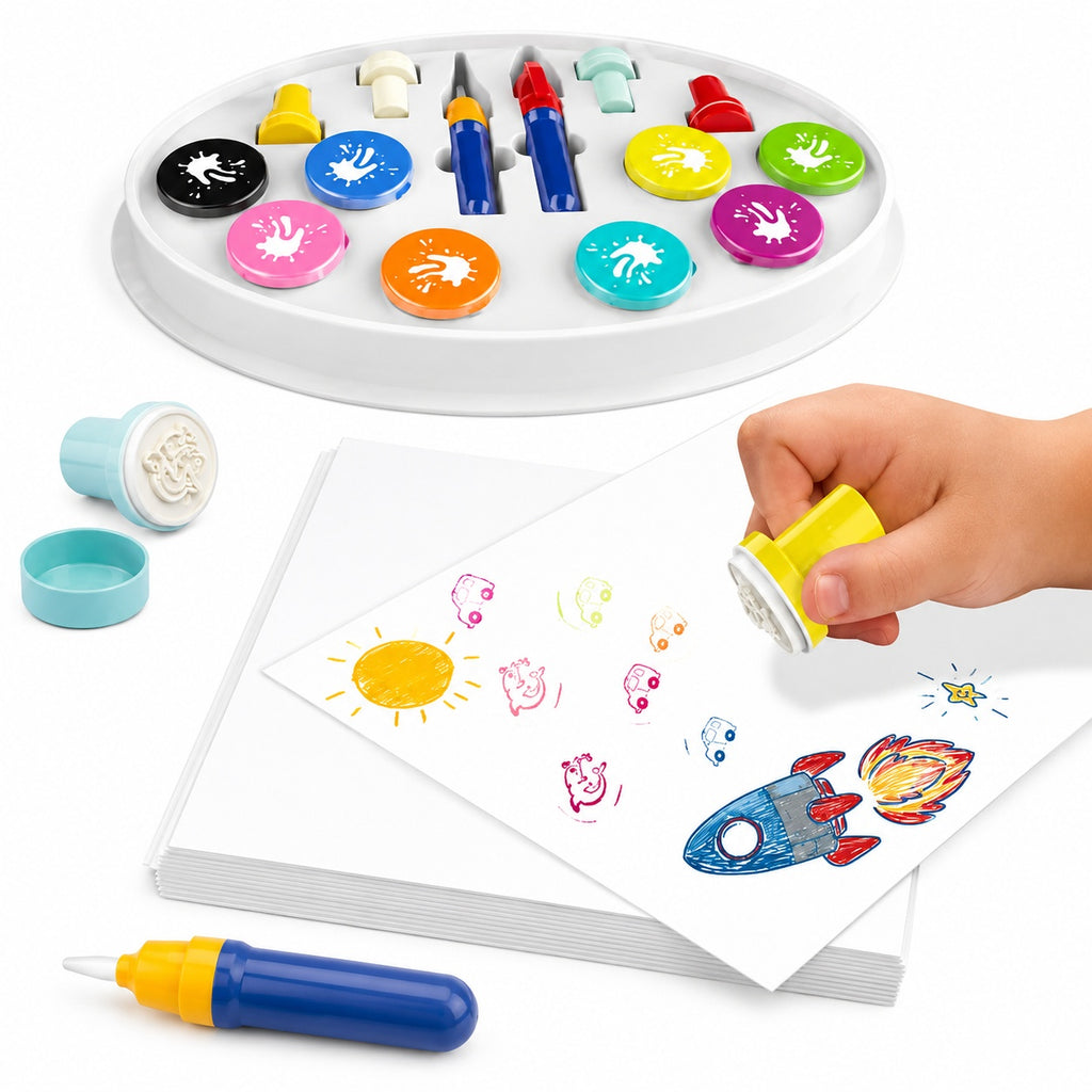 Magic Painting Kit with Light-Up Brush & Color Wonder Paper