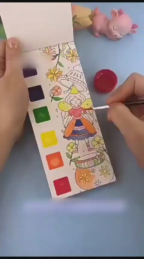 Watercolor painting book