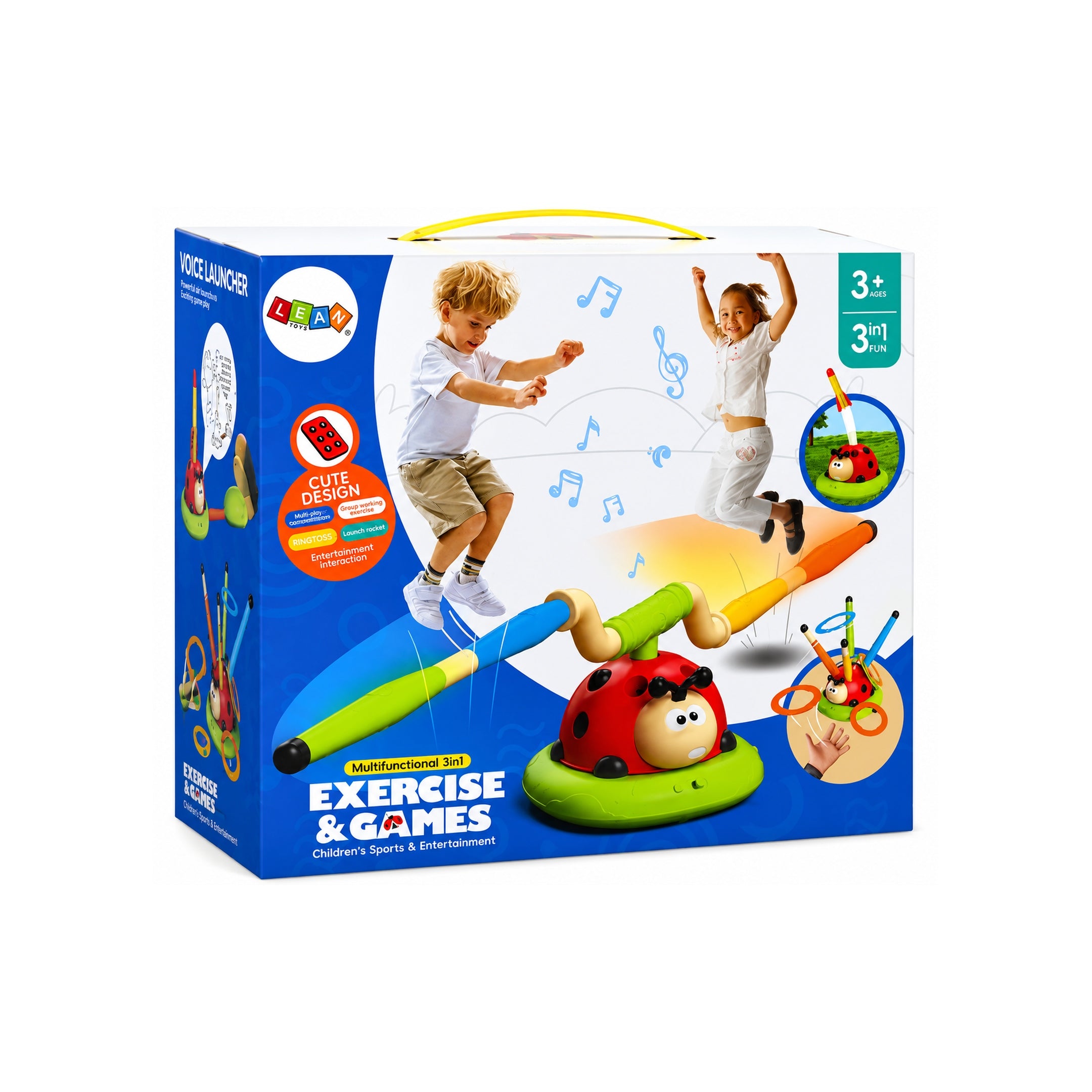 Lady Bug Activity Machine for Kids 3-in-1