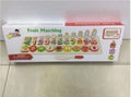 wooden fruit matching set