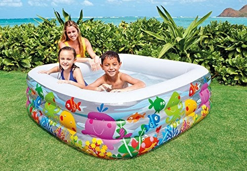 INTEX Swim Center Clear View Aquarium Pool ( 62.5&quot; L x 62.5&quot; W X 19.5&quot; H )