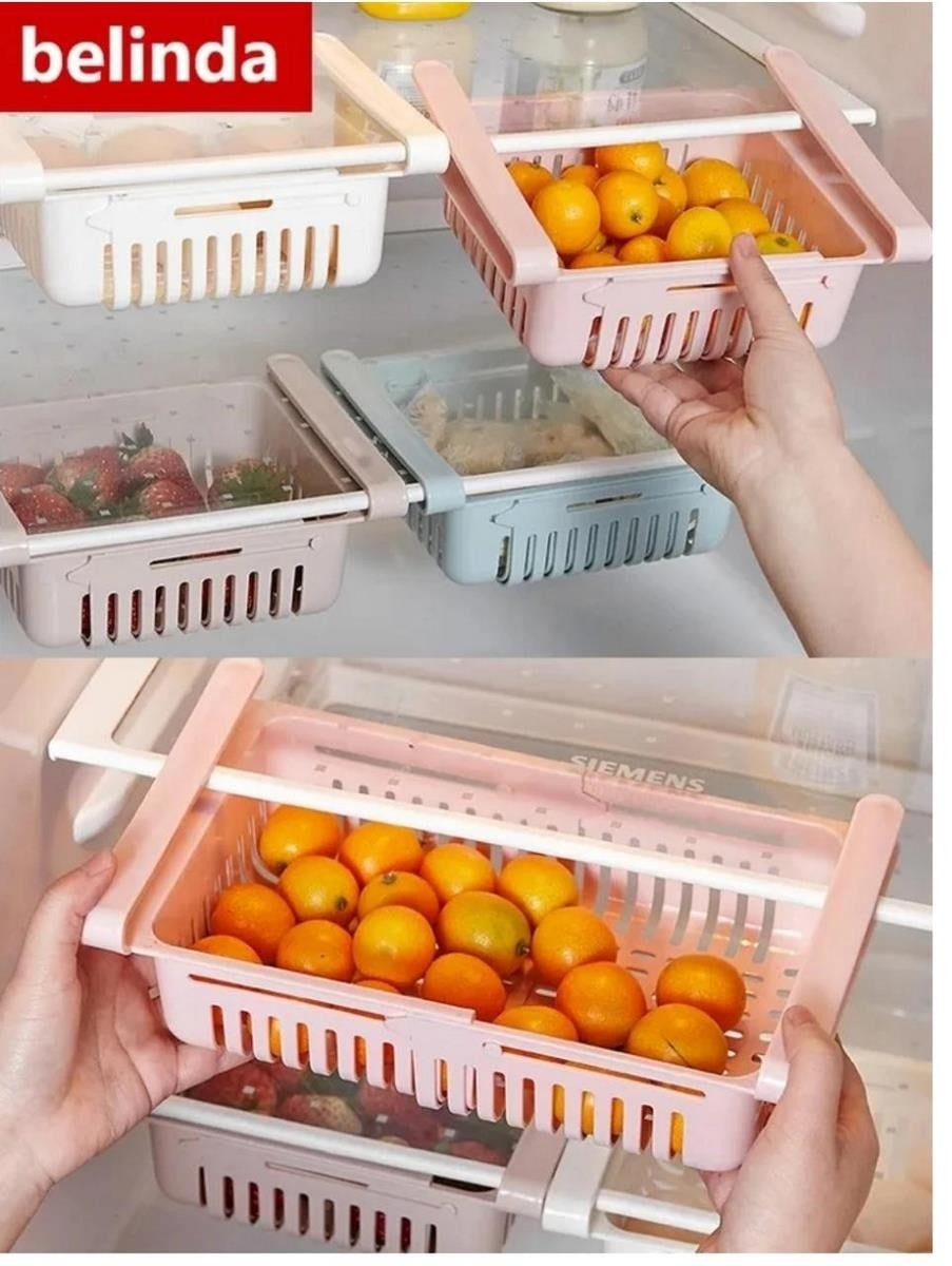 fridge basket expandable