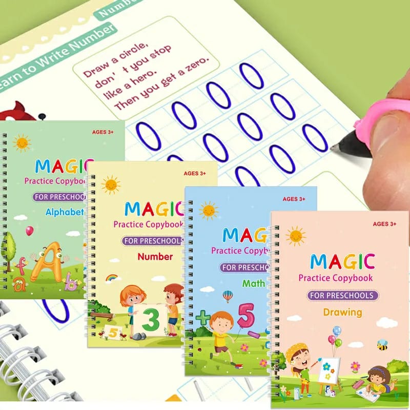 Magic practice copybook