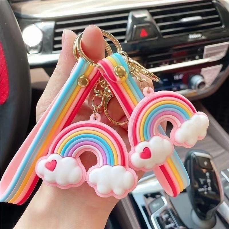 Rainbow keychain