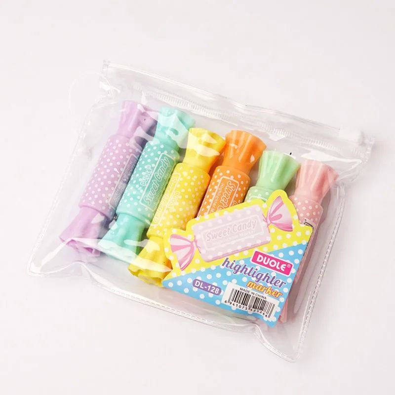 Highlighter Set of 6pcs (Candy)