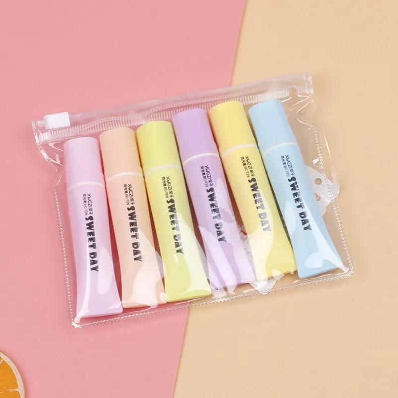 Highlighter Set of 6pcs (Tube)