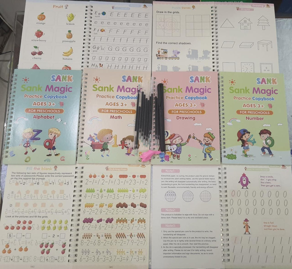 Magic practice copybook