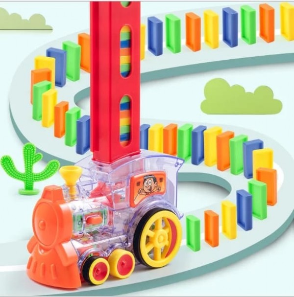 Stacking Domino Train