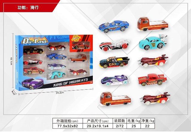 Mini Die Cast Pack of 12 Cars